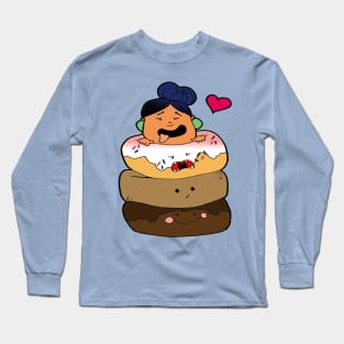 love in a doughnut Long Sleeve T-Shirt